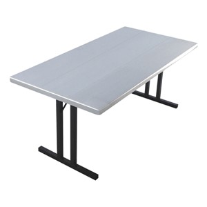 Alulite Aluminum Folding Table (30" W x 60" L)
